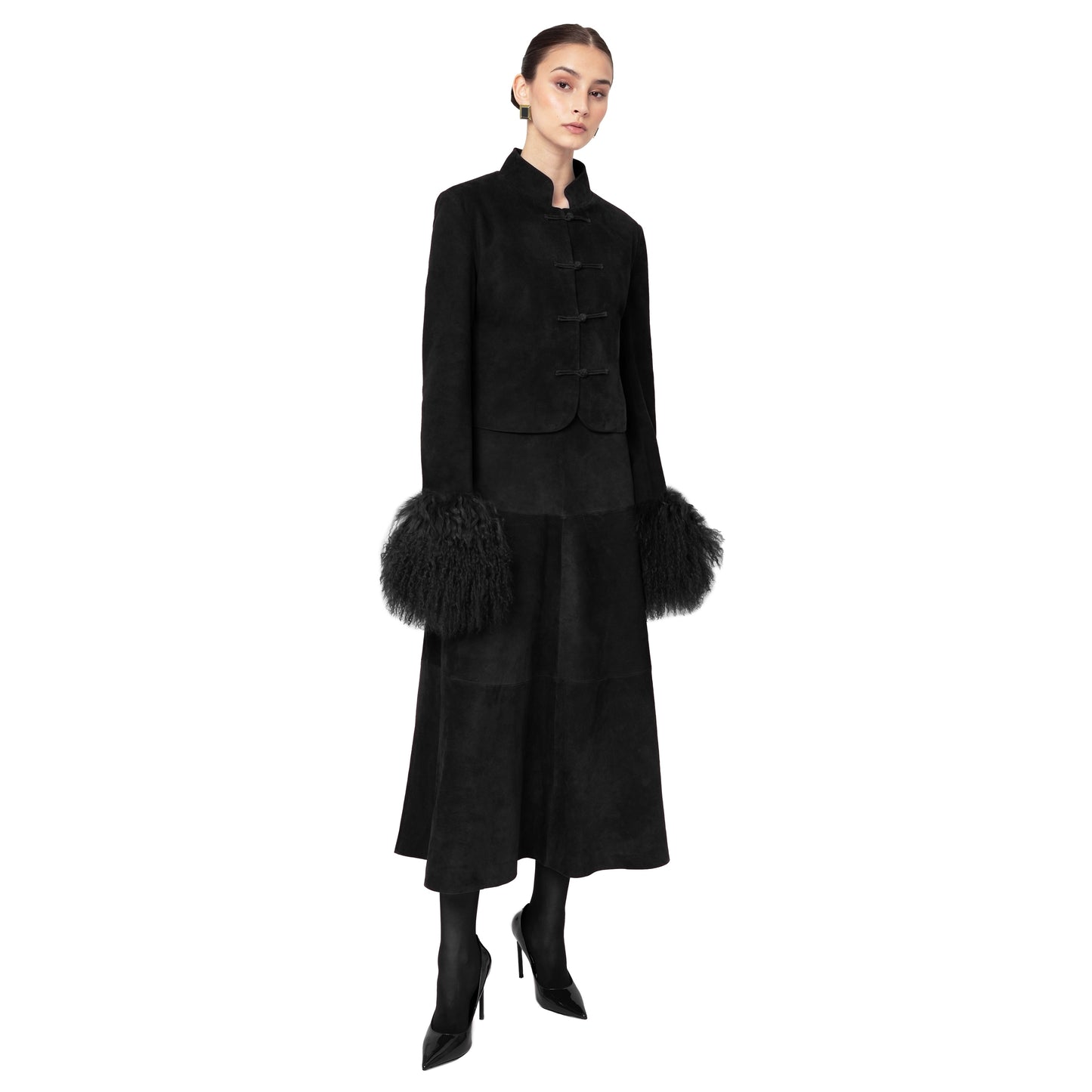 Alara Suede Maxi Skirt