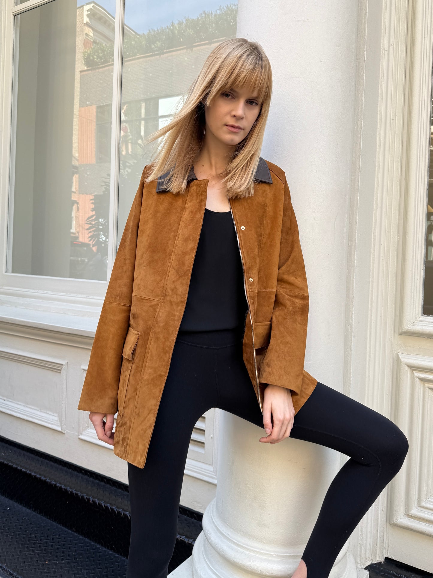 Raegan Suede Field Jacket