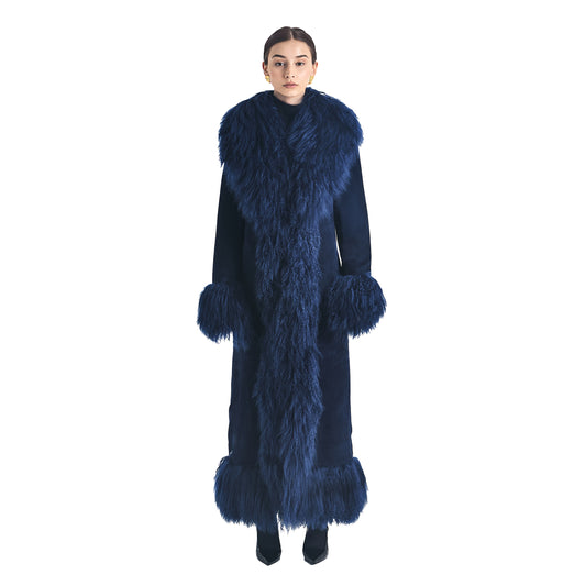 Dorothy Suede Ultra Maxi Coat