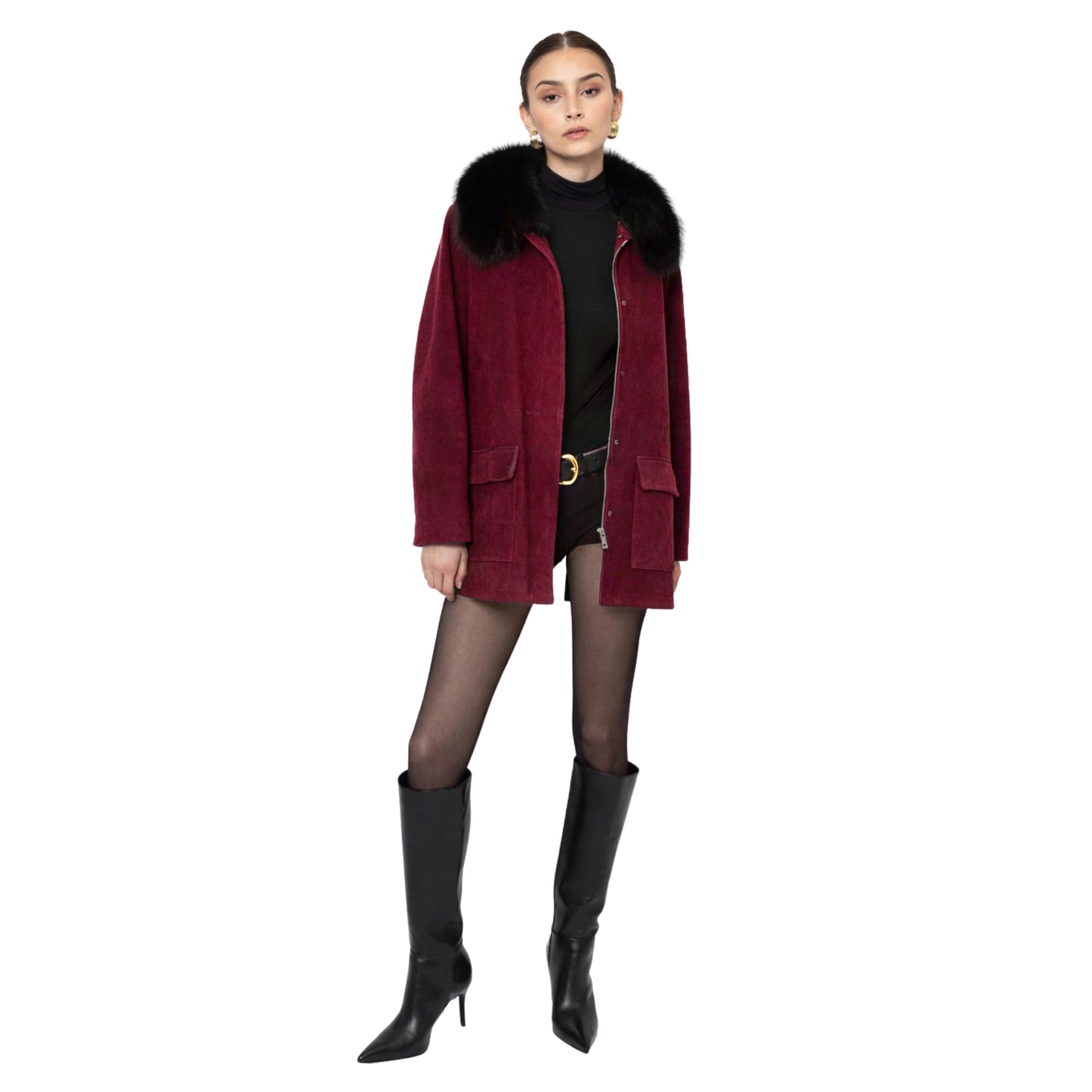 Raegan Suede Field Jacket