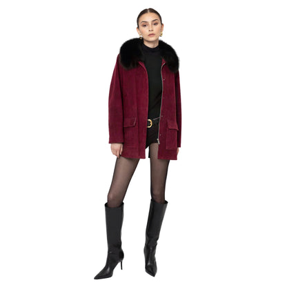 Raegan Suede Field Jacket