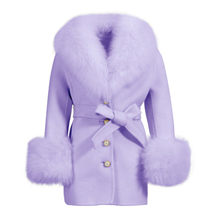 Mini Jojo Cashmere Fur Coat