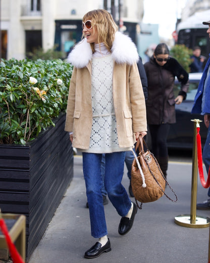 Raegan Suede Field Jacket