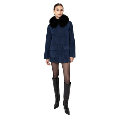 Raegan Suede Field Jacket