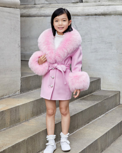 Mini Jojo Cashmere Fur Coat