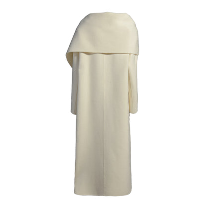 Uma Asymmetric Cashmere Wool Coat
