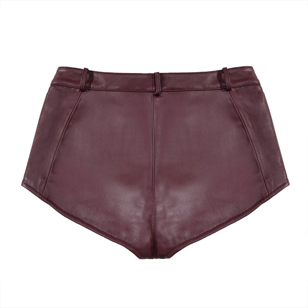 Naomi Leather Shorts