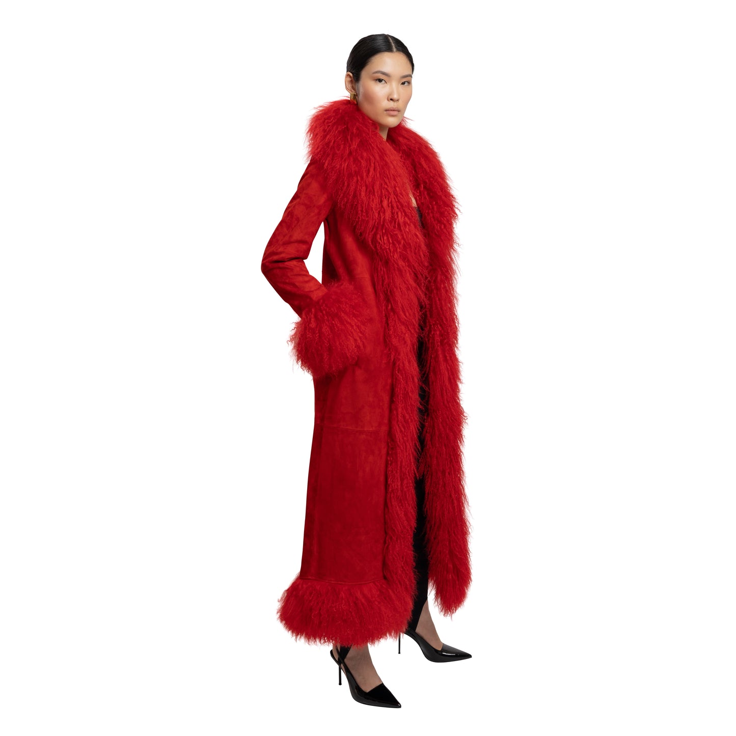 Dorothy Suede Ultra Maxi Coat