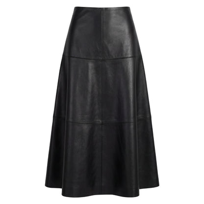 Alara Leather Maxi Skirt
