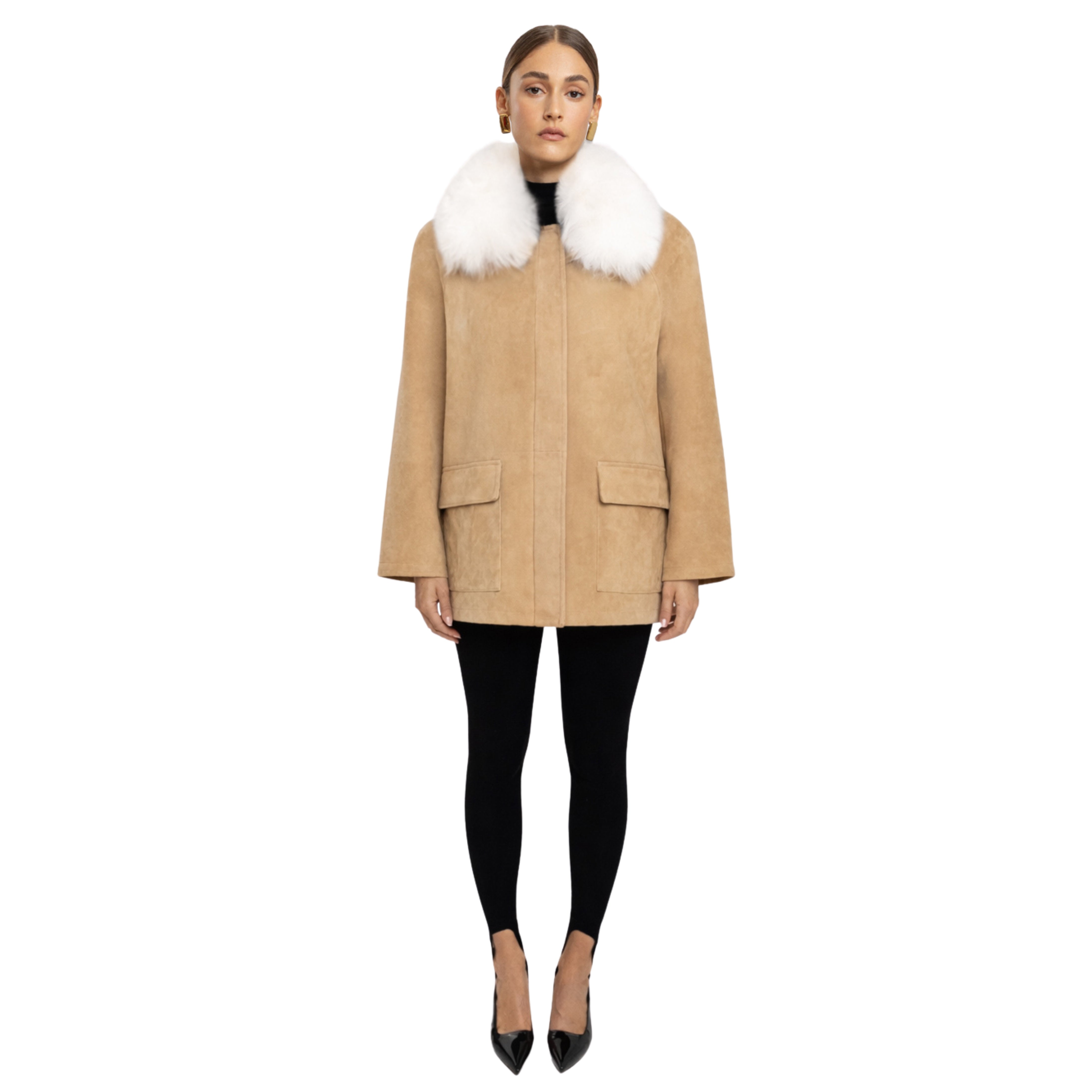 Raegan Suede Field Jacket – SUSANNA CHOW