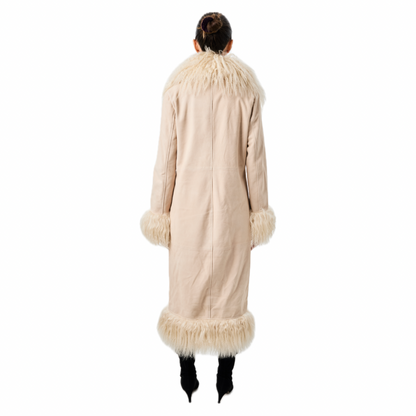 Dorothy Suede Maxi Coat