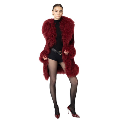 Dorothy Suede Midi Coat