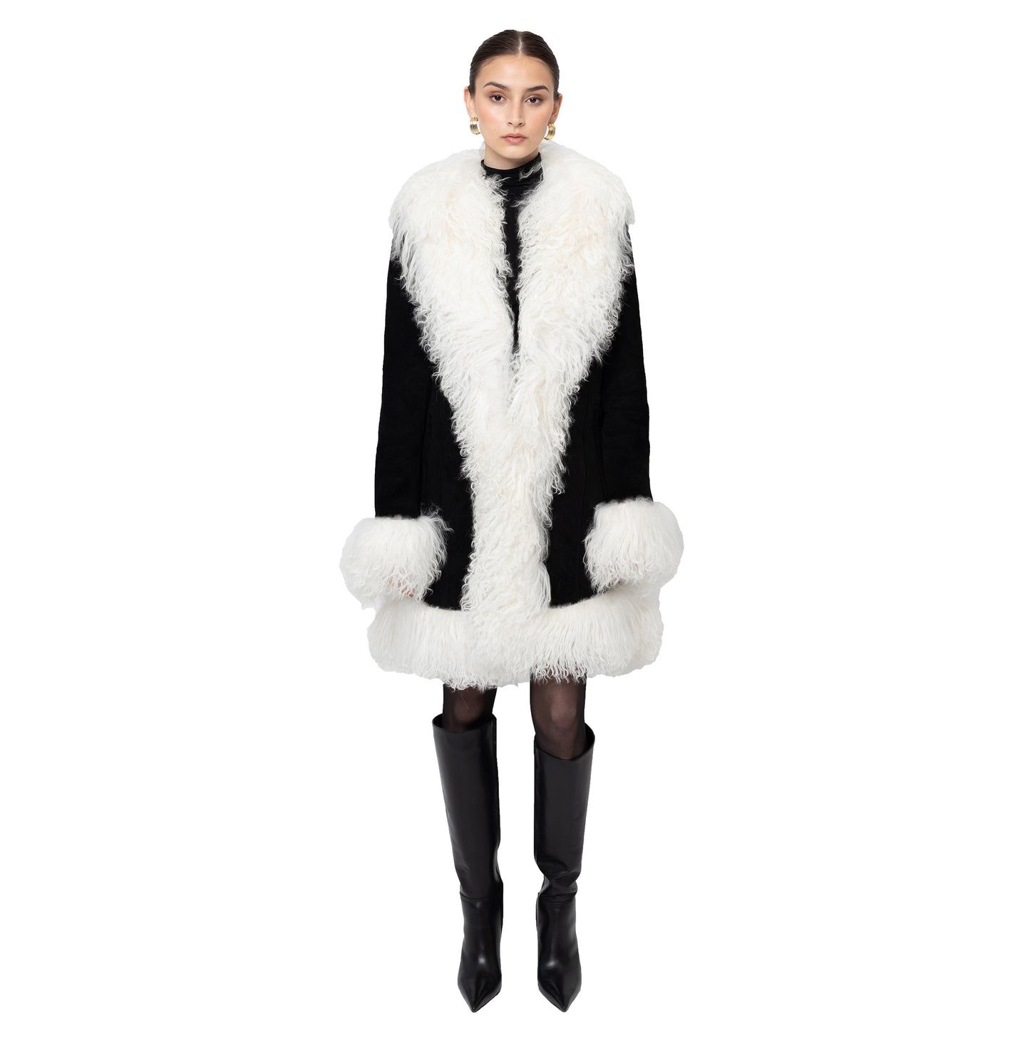 Dorothy Suede Midi Coat
