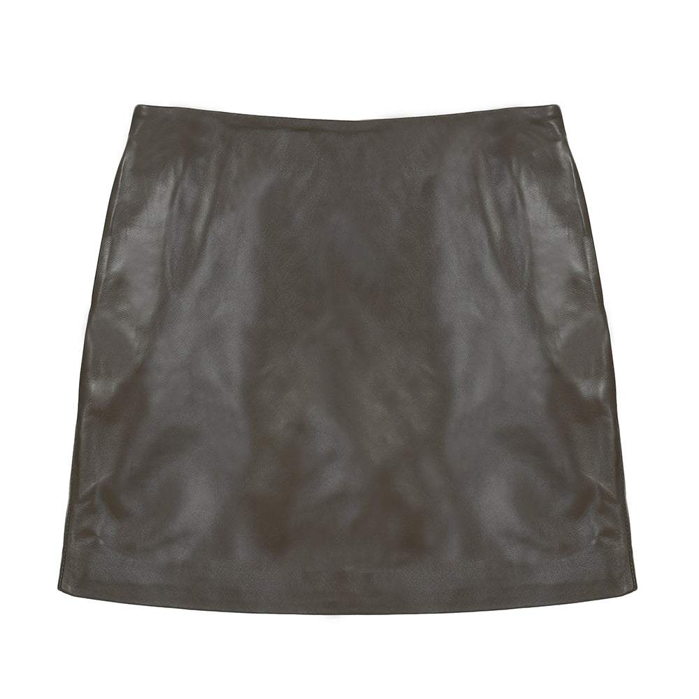 Alara Leather Skirt