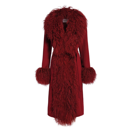 Inez Cashmere Shearling Coat