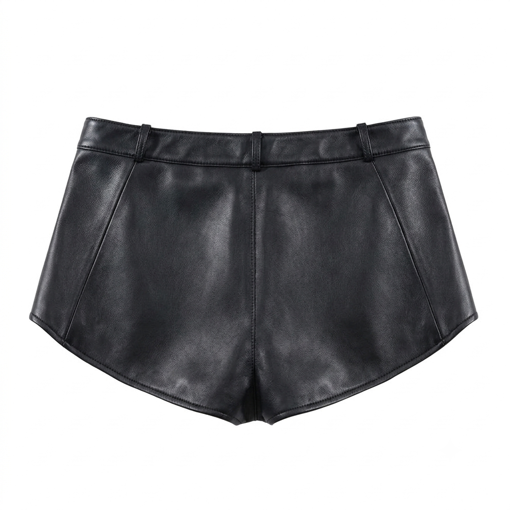 Naomi Leather Shorts