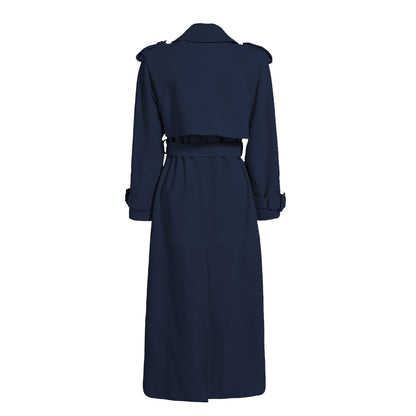 Madison Suede Trench Coat