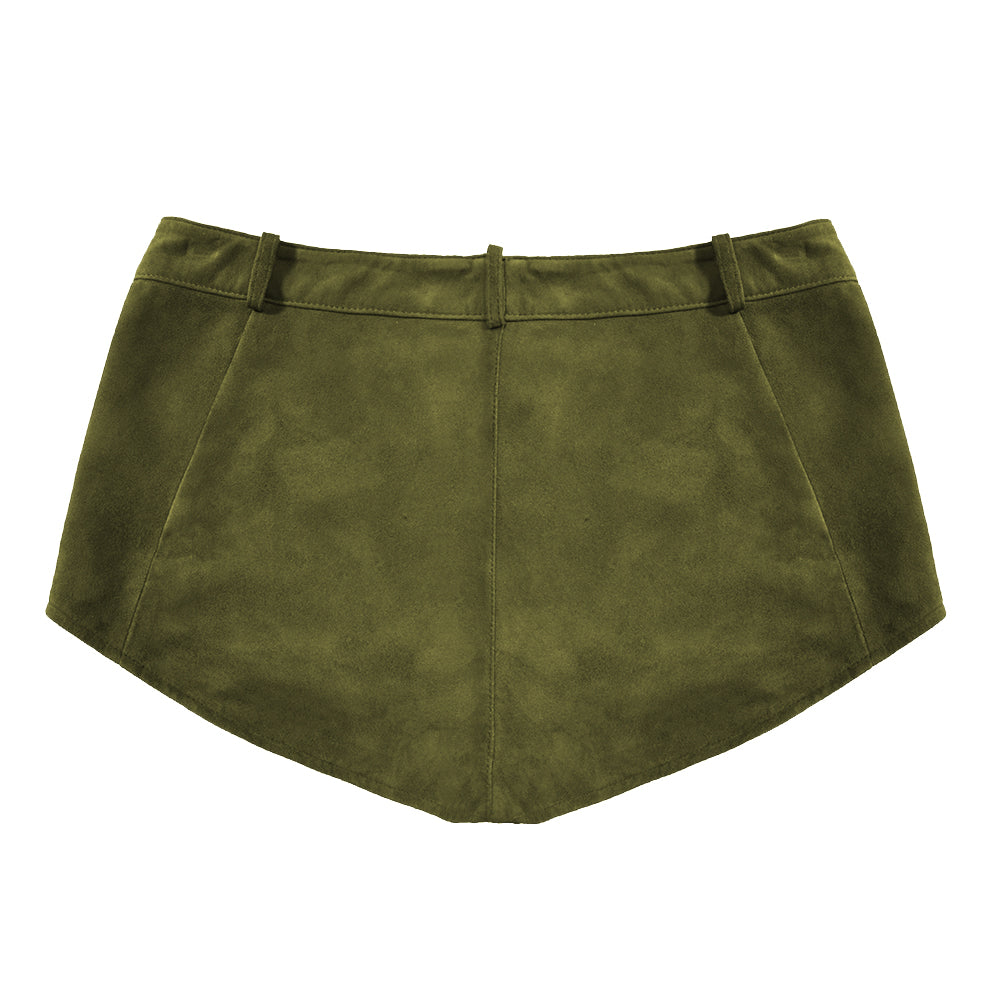 Naomi Suede Shorts