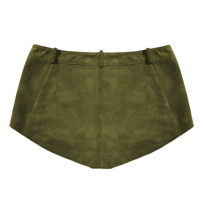 Naomi Suede Shorts