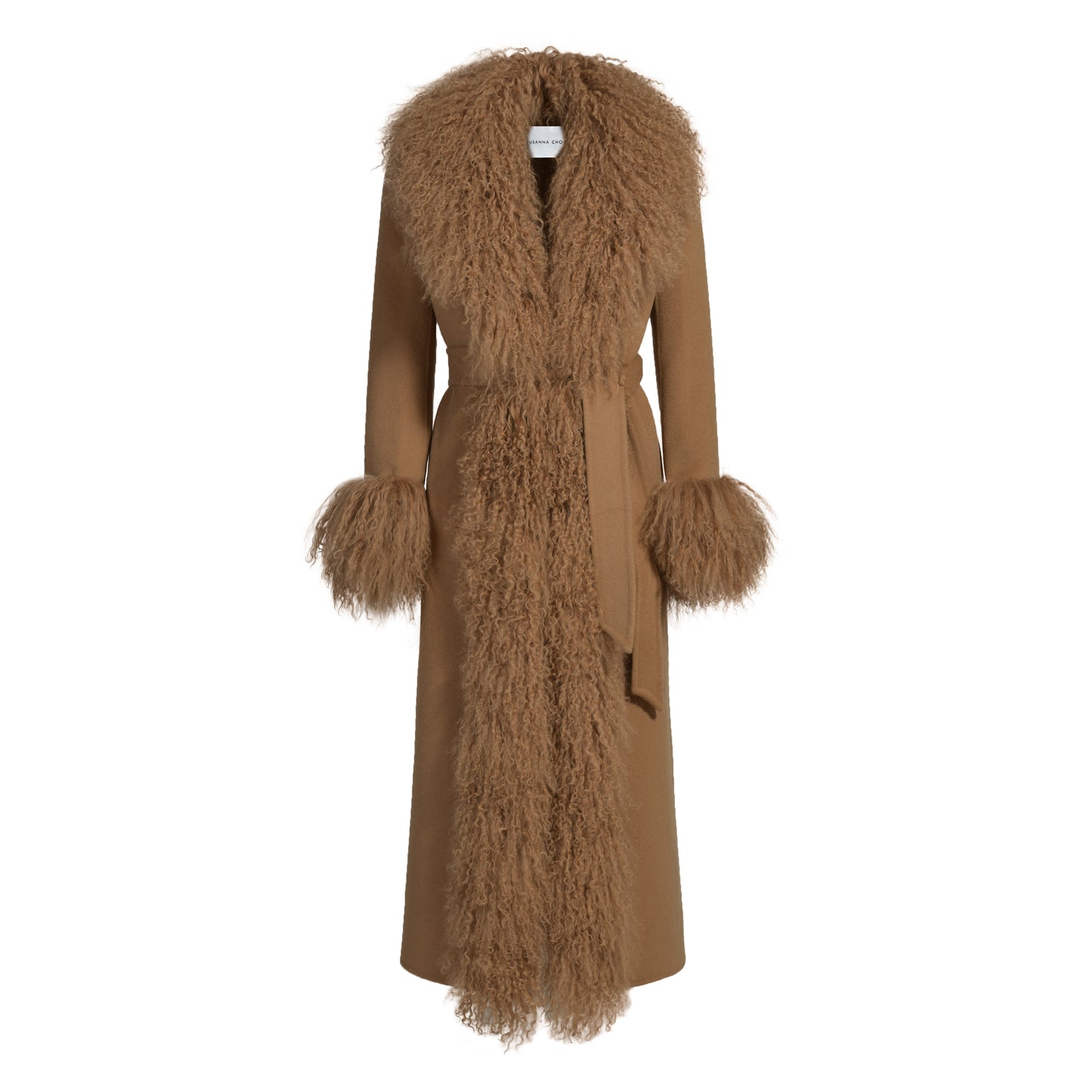 Inez Cashmere Shearling Coat