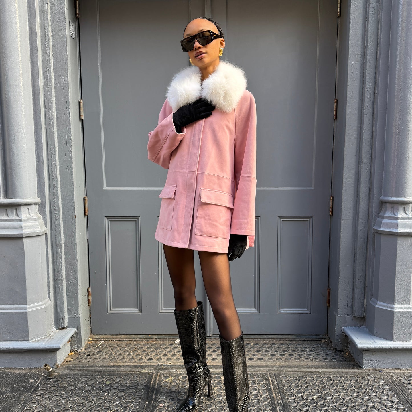 Raegan Suede Field Jacket