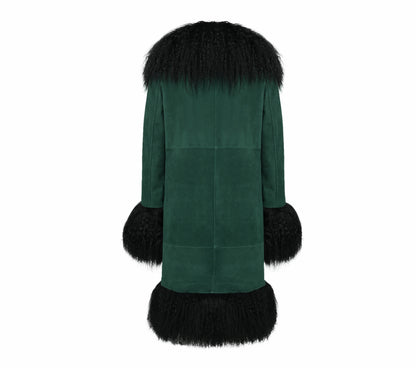 Dorothy Suede Midi Coat