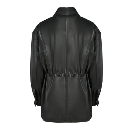 Allegra Leather Field Jacket