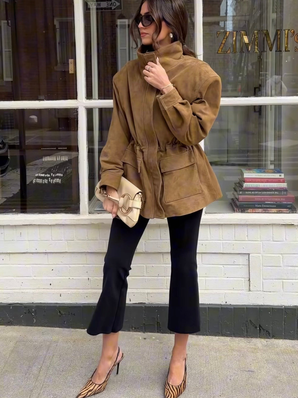 Heidi Suede Jacket – SUSANNA CHOW