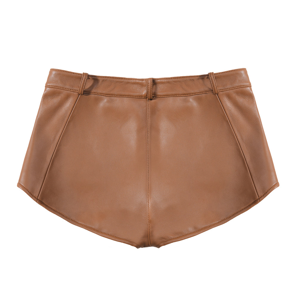 Naomi Leather Shorts