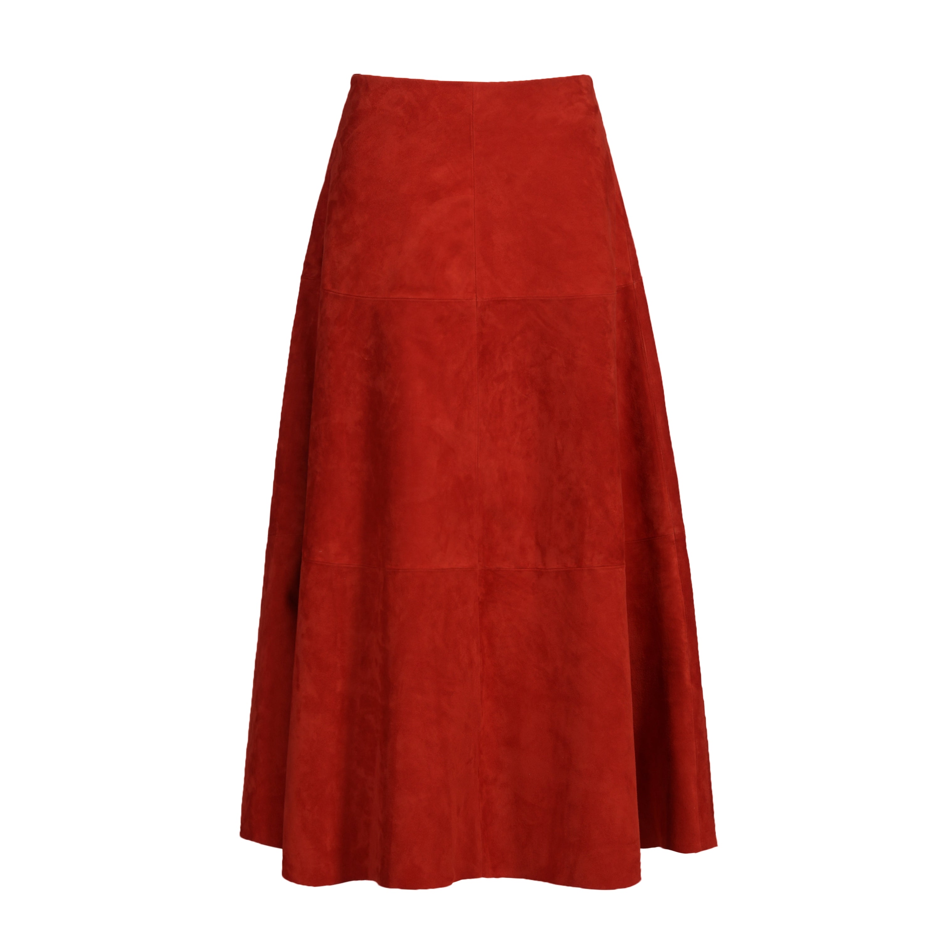 Alara_Suede_Maxi_Skirt_-_Red.