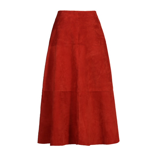 Alara Suede Maxi Skirt