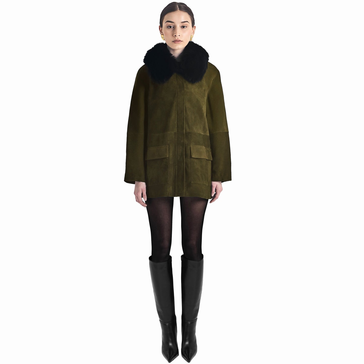 Raegan Suede Field Jacket