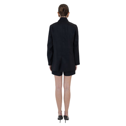 Sylvie Linen Mandarin Jacket