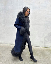 Dorothy Suede Maxi Coat