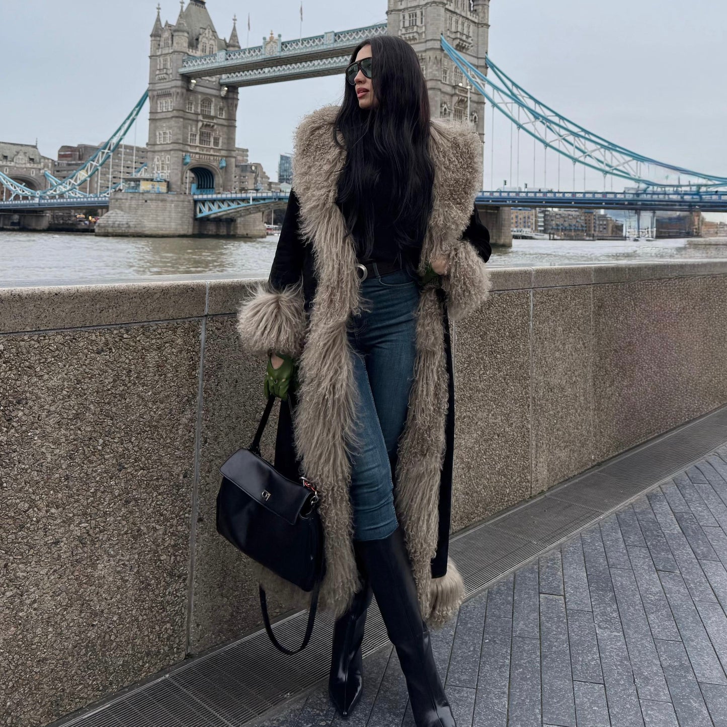 Dorothy Suede Ultra Maxi Coat