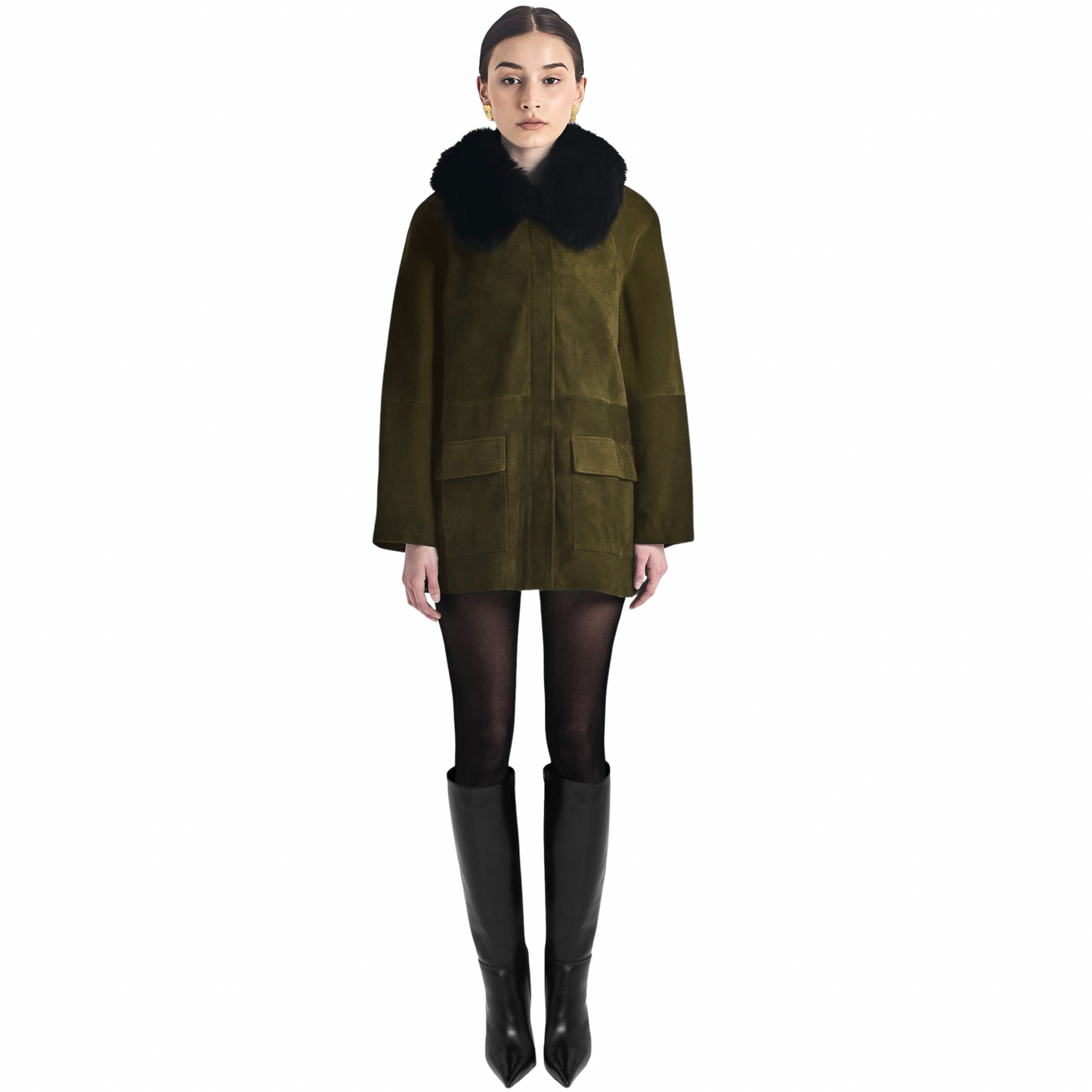 Raegan Suede Field Jacket