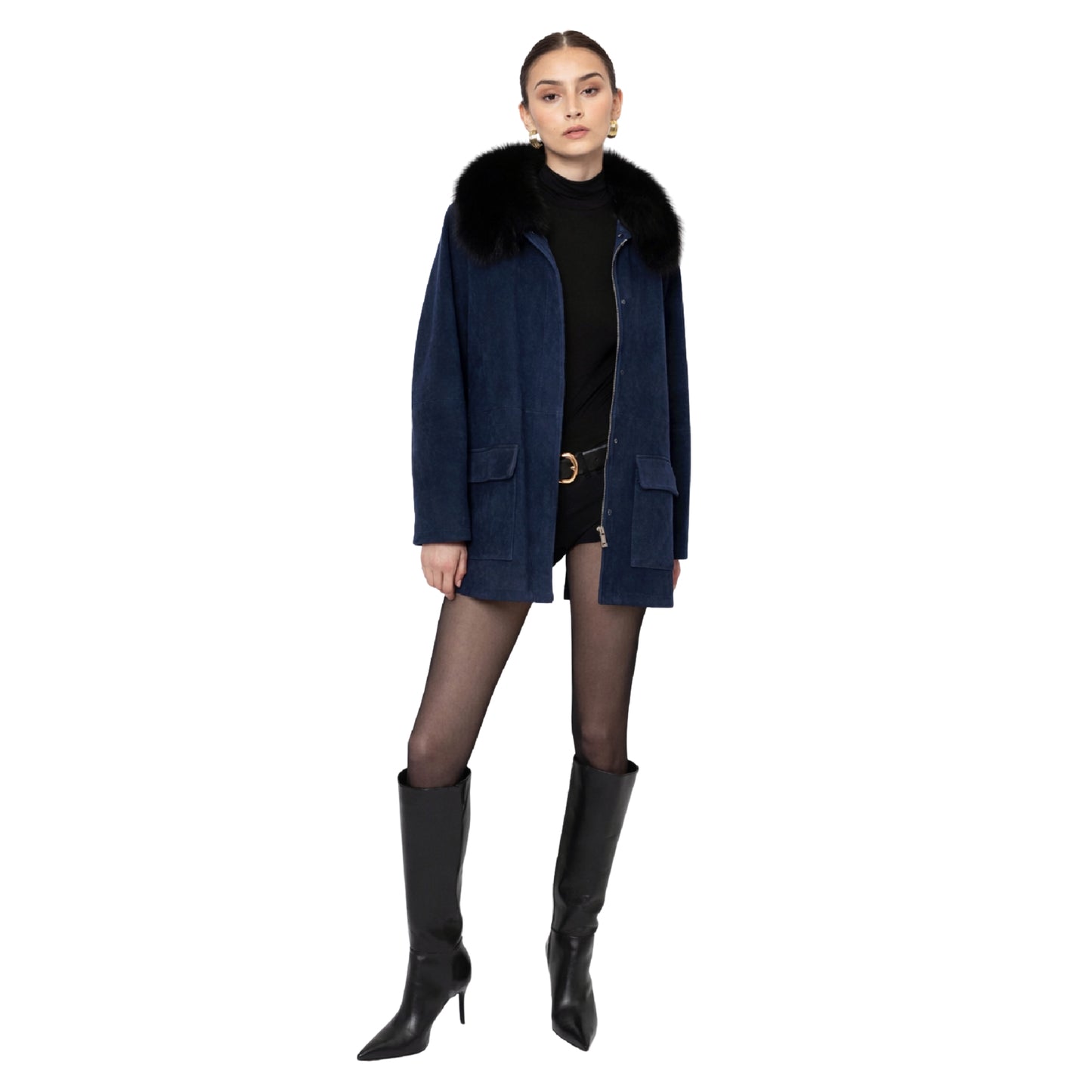 Raegan Suede Field Jacket