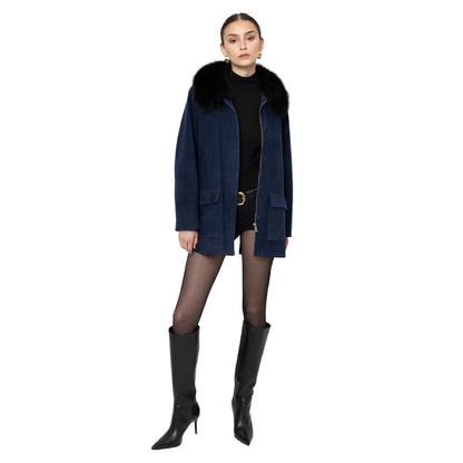 Raegan Suede Field Jacket