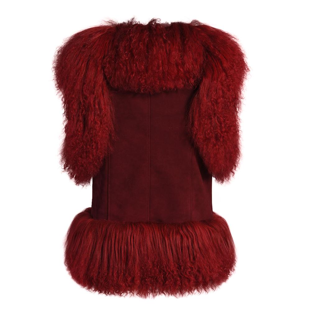 Dorothy Suede Shearling Vest