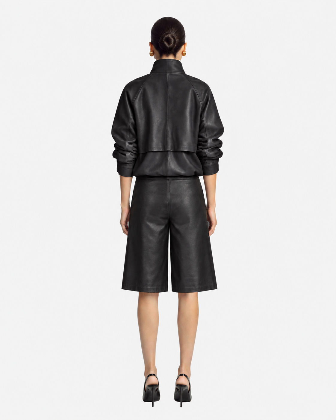 Remy Leather Bomber Jacket