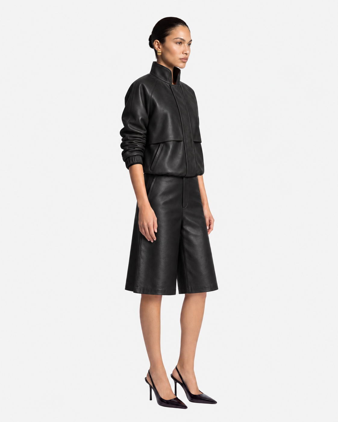 Remy Leather Bomber Jacket
