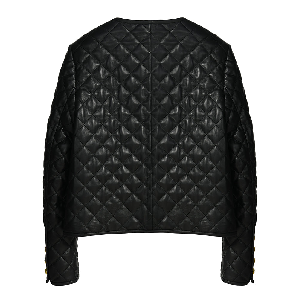 Maxine Quilted Leather Jacket