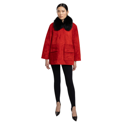 Raegan Suede Field Jacket