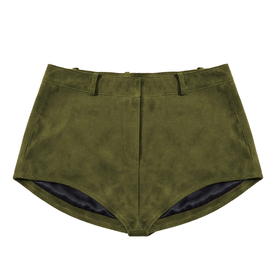 Naomi Suede Shorts