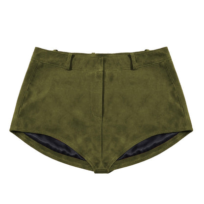 Naomi Suede Shorts