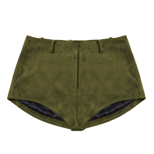Naomi Suede Shorts