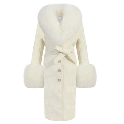 Jojo Cashmere Fur Coat