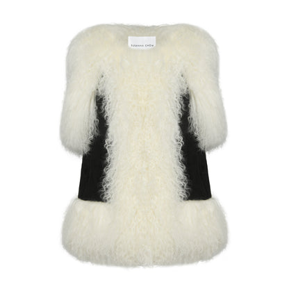Dorothy Suede Shearling Vest