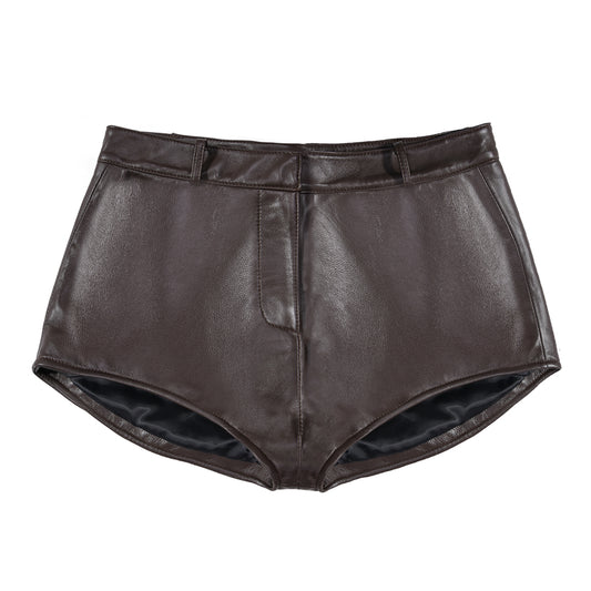 Naomi Leather Shorts