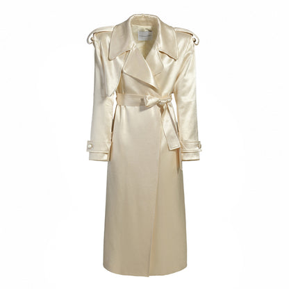 Olivia Satin Trench Coat **LIMITED EDITION**